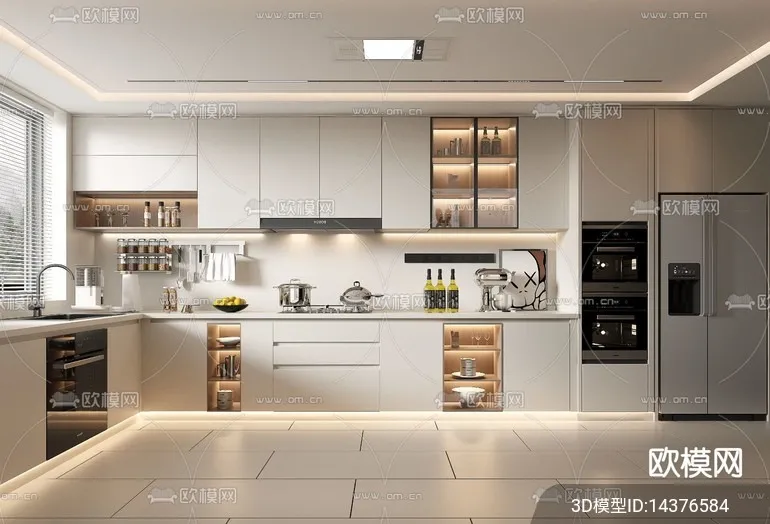 KITCHEN SETS - VRAY / CORONA - 3D MODEL - 1527