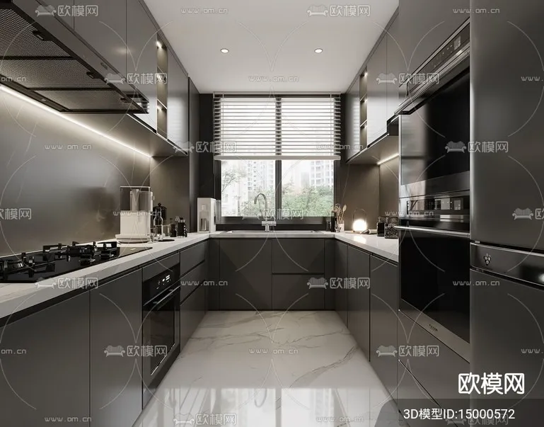 KITCHEN SETS - VRAY / CORONA - 3D MODEL - 1533