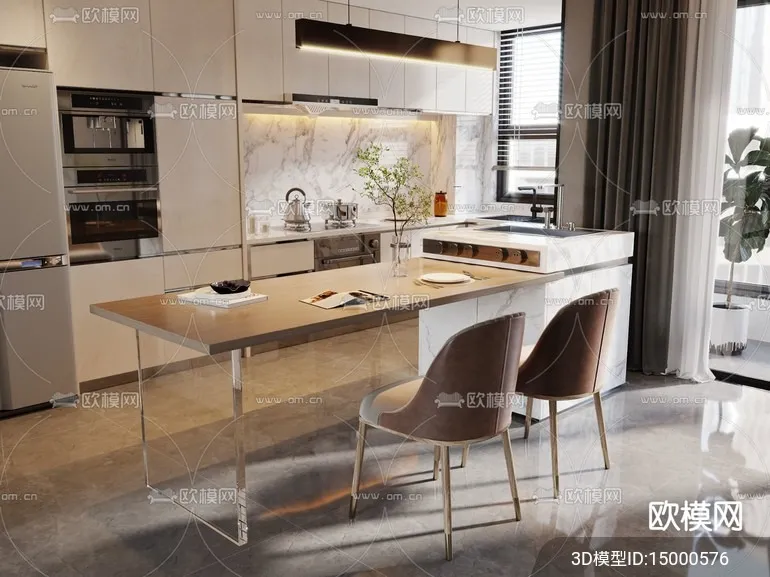 KITCHEN SETS - VRAY / CORONA - 3D MODEL - 1534