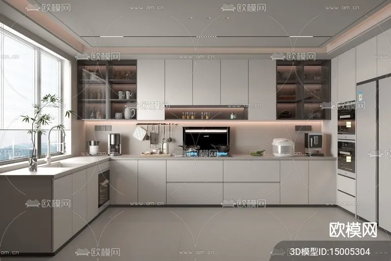 KITCHEN SETS - VRAY / CORONA - 3D MODEL - 1542