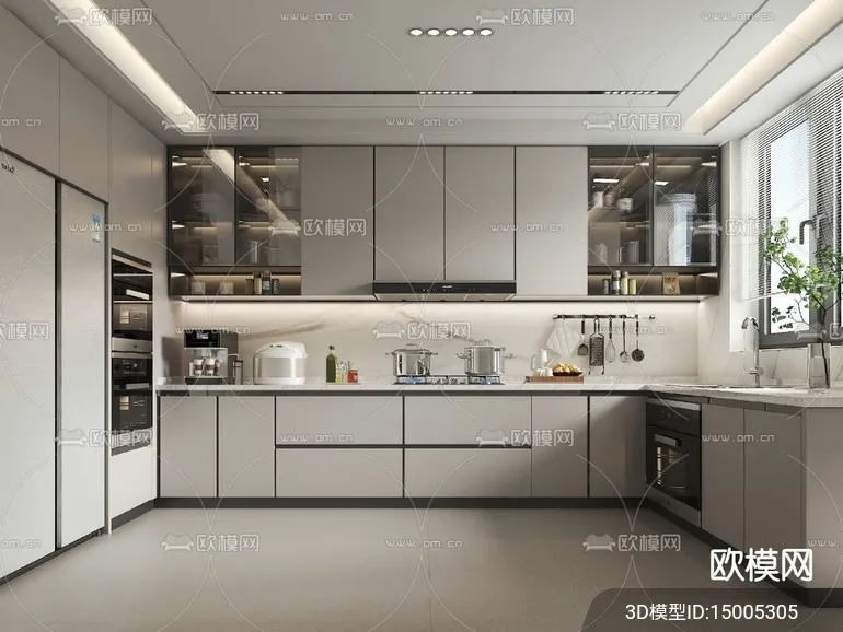 KITCHEN SETS - VRAY / CORONA - 3D MODEL - 1543