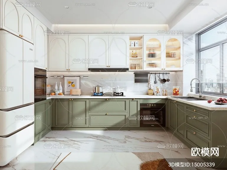 KITCHEN SETS - VRAY / CORONA - 3D MODEL - 1544