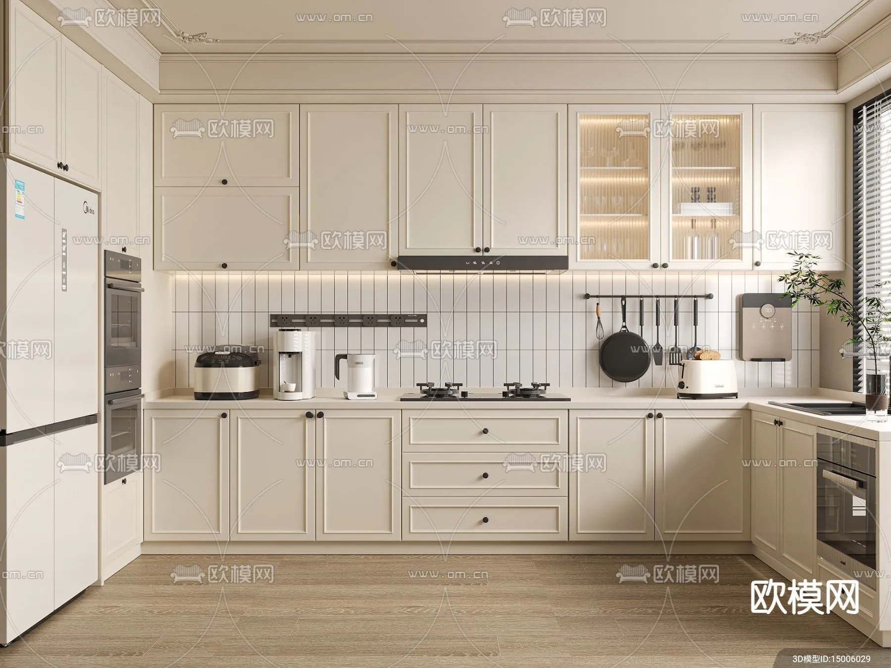 KITCHEN SETS - VRAY / CORONA - 3D MODEL - 1546
