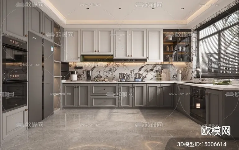 KITCHEN SETS - VRAY / CORONA - 3D MODEL - 1548