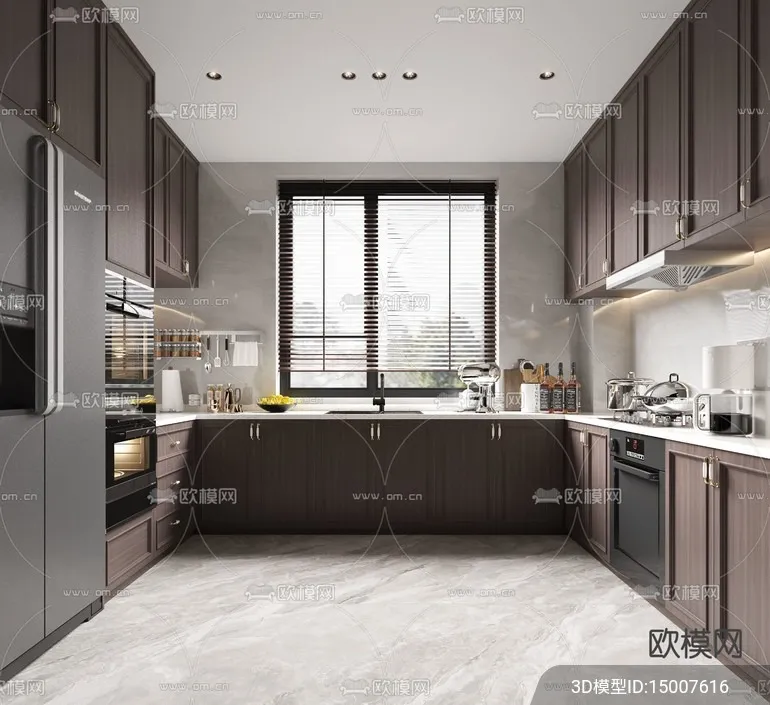 KITCHEN SETS - VRAY / CORONA - 3D MODEL - 1551