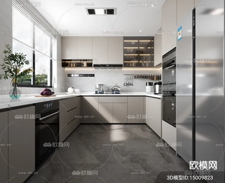 KITCHEN SETS - VRAY / CORONA - 3D MODEL - 1553