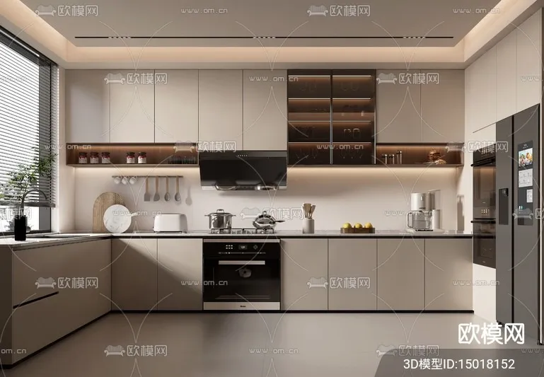 KITCHEN SETS - VRAY / CORONA - 3D MODEL - 1562