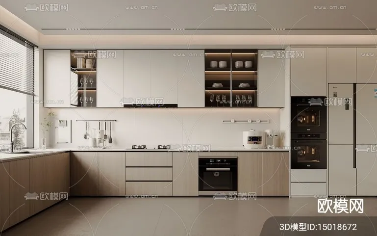 KITCHEN SETS - VRAY / CORONA - 3D MODEL - 1565