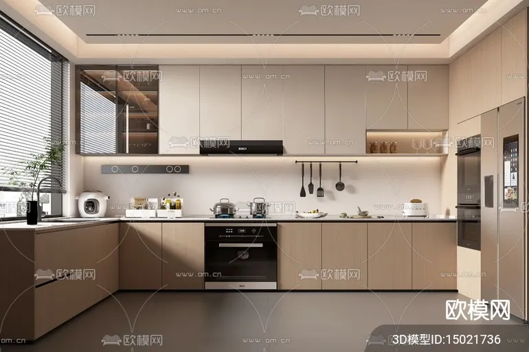 KITCHEN SETS - VRAY / CORONA - 3D MODEL - 1570