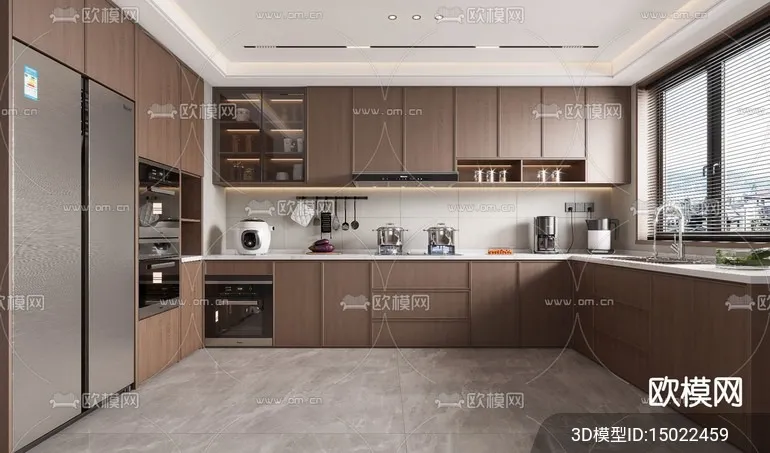 KITCHEN SETS - VRAY / CORONA - 3D MODEL - 1573