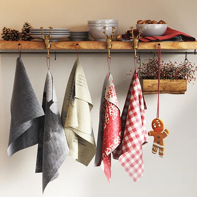 Kitchen Shelf 3DModel