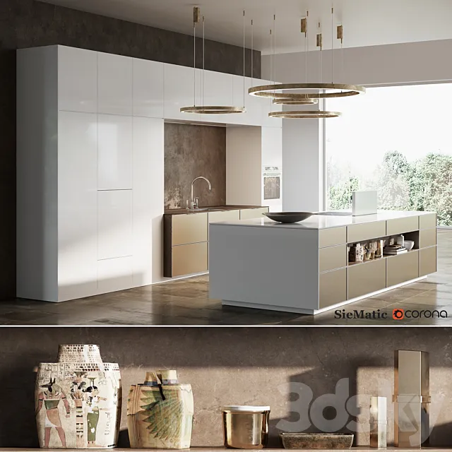 Kitchen SieMatic \ Pure Collection 1 3DModel