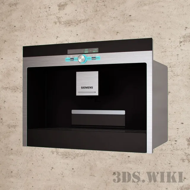 kitchen - Siemens coffee machine TK 76K573 3D Model