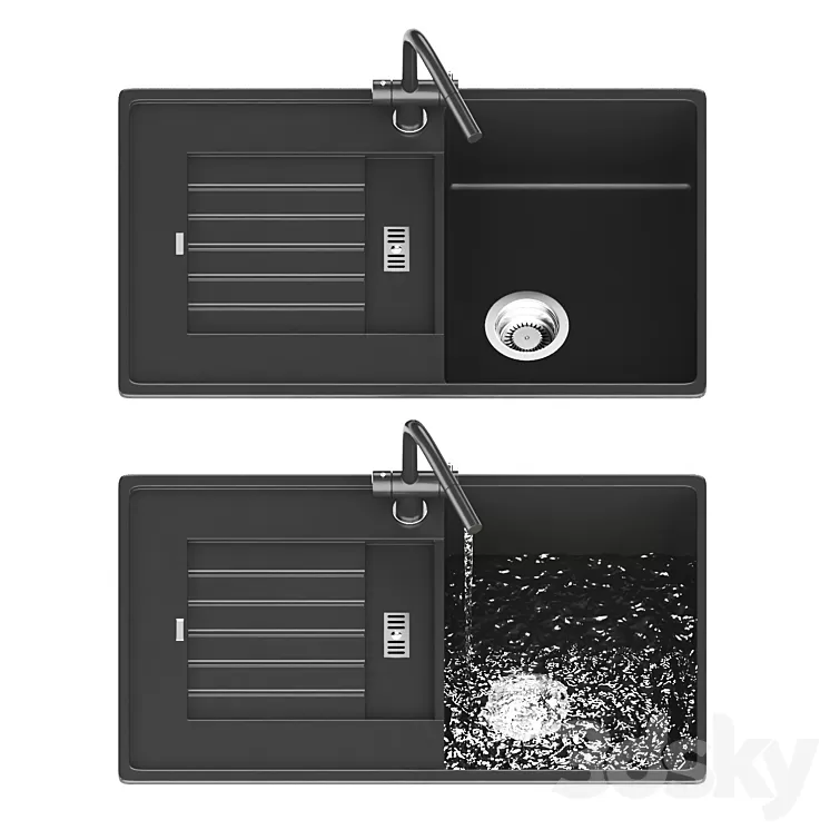 Kitchen sink 05 3D Model