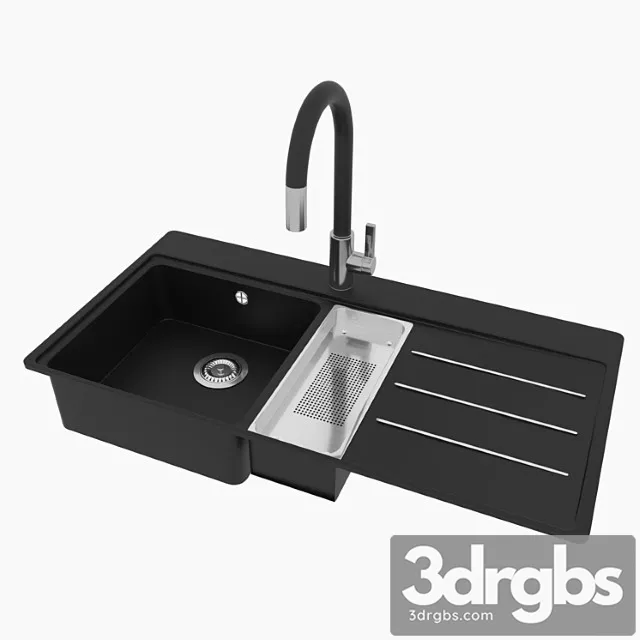 Kitchen Sink Franke MTF 651 100 3D Model Free