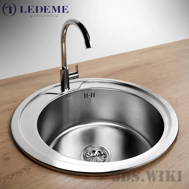 kitchen - Sink Ledeme L84949 3D Model