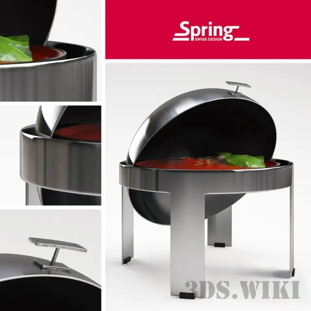 kitchen - Spring Conference Dish Warmer 3D Model