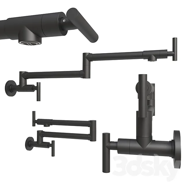 Kitchen Stove Faucet 3D Model