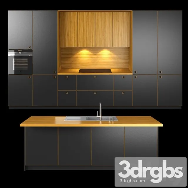 Kitchen strato matt 3D Model Free