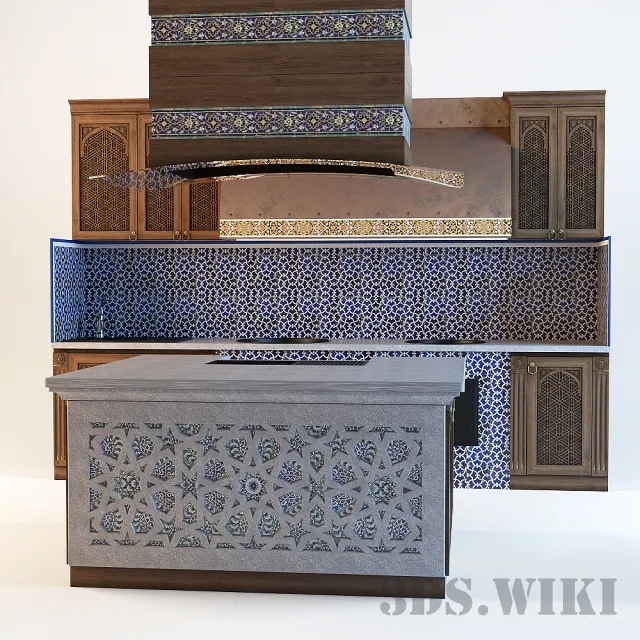 kitchen - Summer cuisine 3D Model