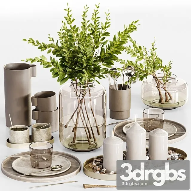 Kitchen tableware 018 3D Model Free
