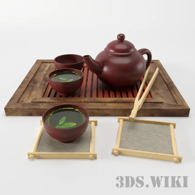 kitchen - Tea ceremony 3D Model