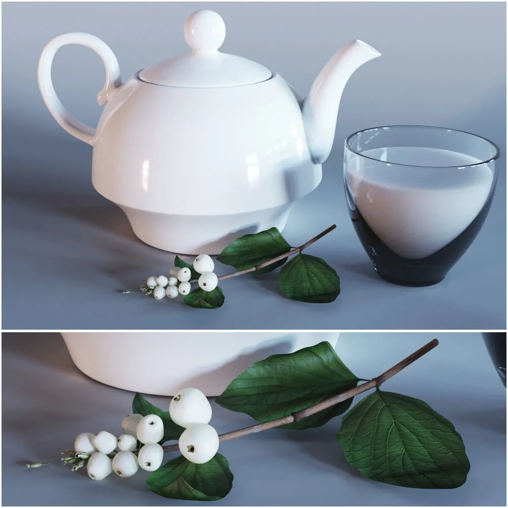 kitchen - Teapot 232 3D Model