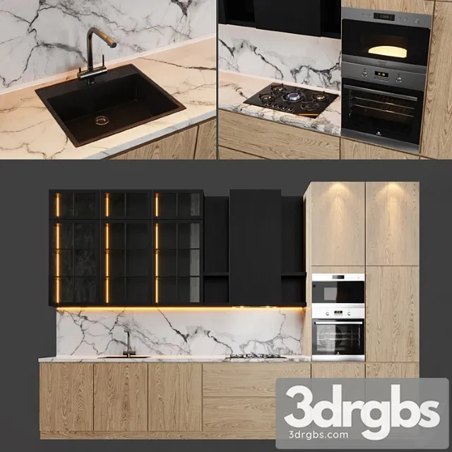 Kitchen V27 3D Model Free