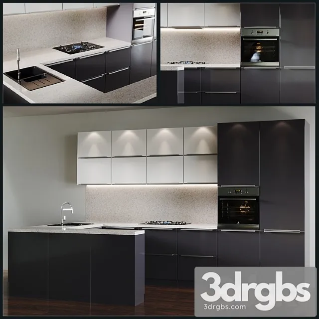 Kitchen V7 3D Model Free