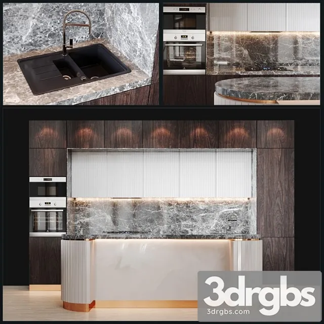 Kitchen V9 3D Model Free