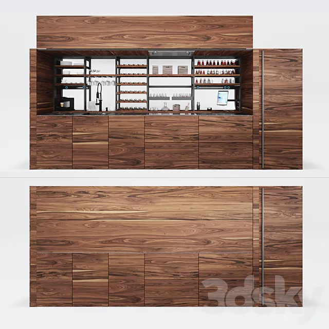Kitchen VALCUCINE LOGICA CELATA 3DModel