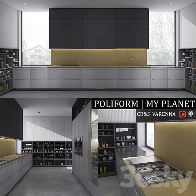 Kitchen Varenna My Planet 3DModel