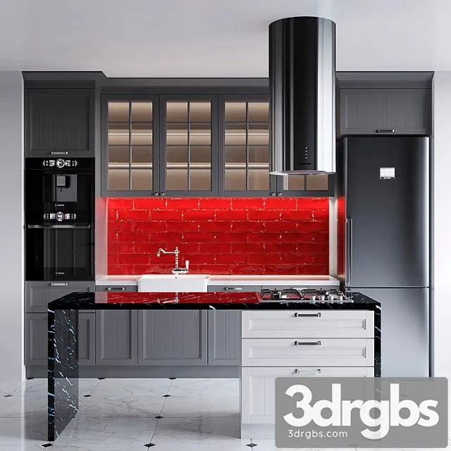 Kitchen Villa Ot Rimi Kitchens 3D Model Free