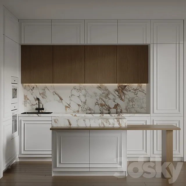 Kitchen with built-in MIELE appliances Free Download