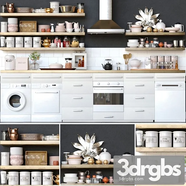 Kitchen_1 3D Model Free