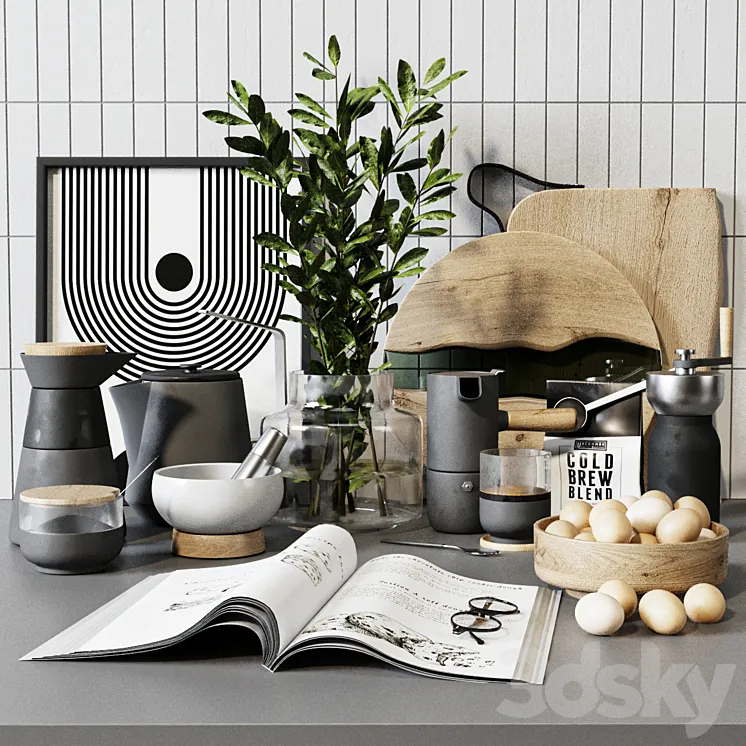 Kitchen_accessories018 3D Model Free Download