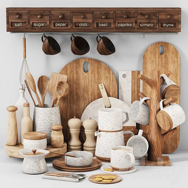 kitchen_set_003 3DModel