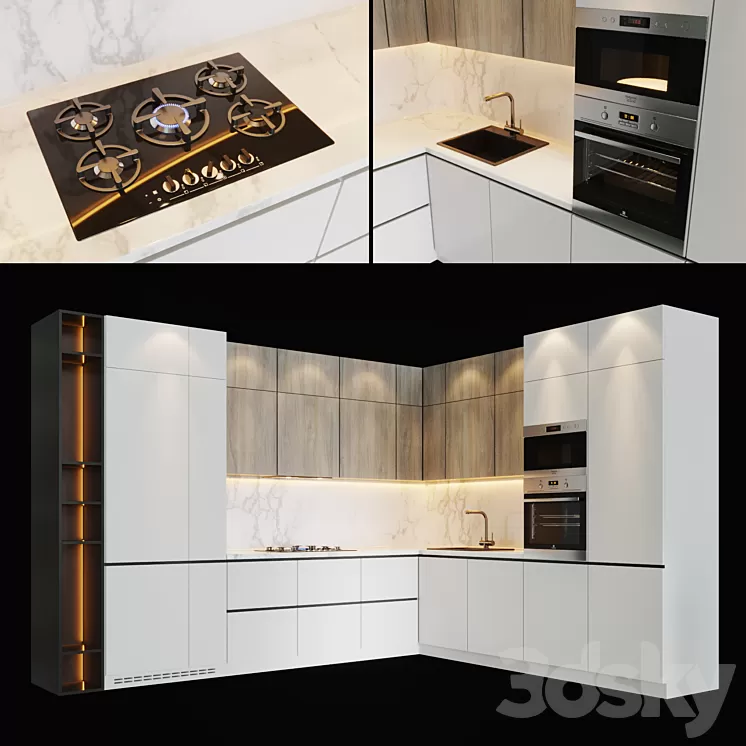 Kitchen_v19 3D Model