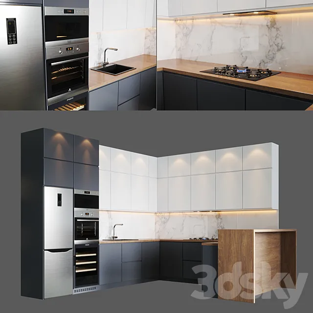 Kitchen_v20 3D Model