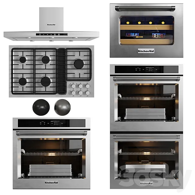 Kitchenaid Appliances 3D Model