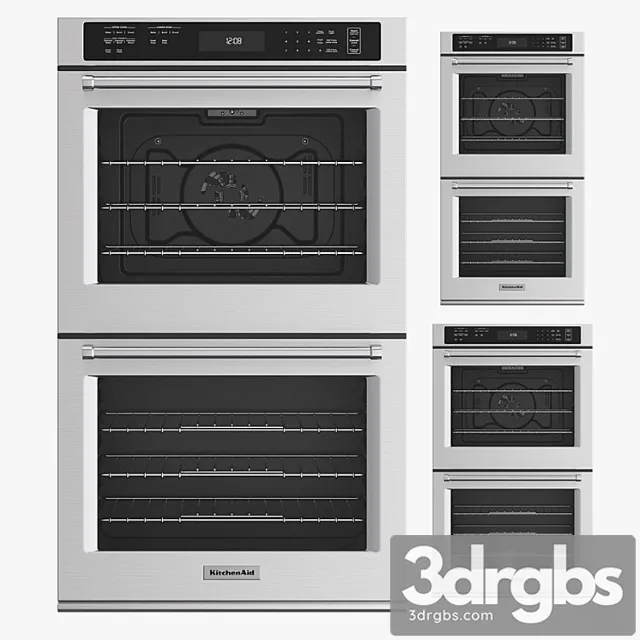 Kitchenaid Double Wall Ovens 3D Model Free