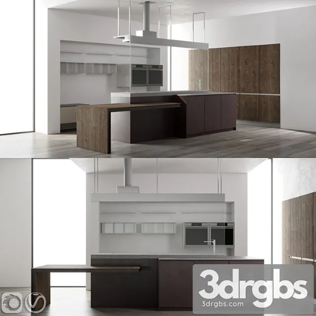Kitchens Ernestomeda Icon 3D Model Free
