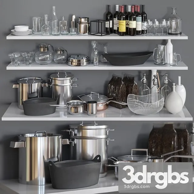 Kitchenware 002 3D Model Free