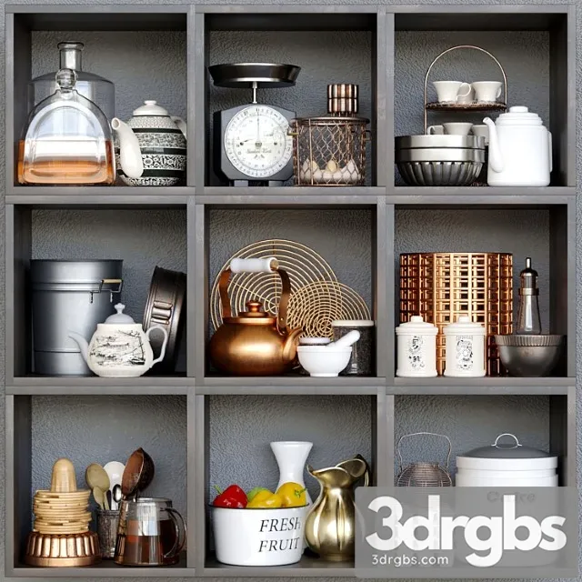 Kitchenware 3D Model Free