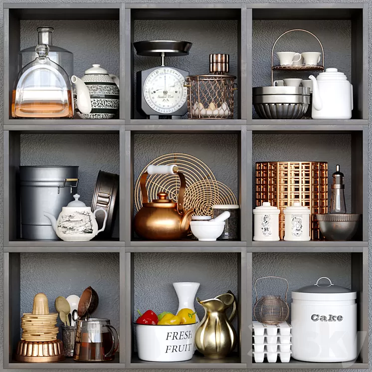 Kitchenware 3D Model