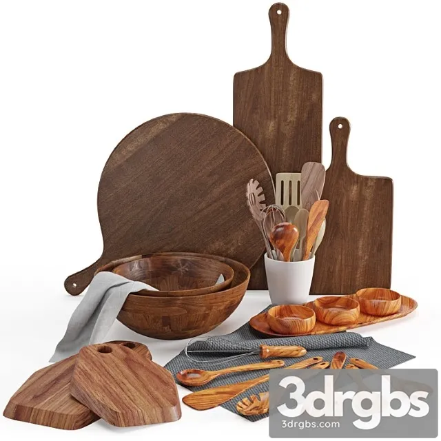 Kitchenware and tableware 10 3D Model Free