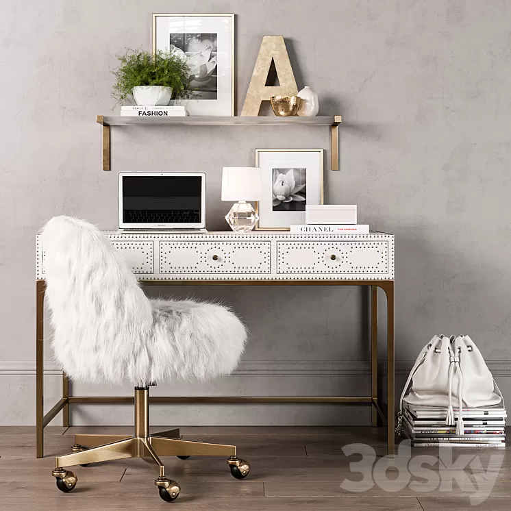 Kitson_Desk 3D Model