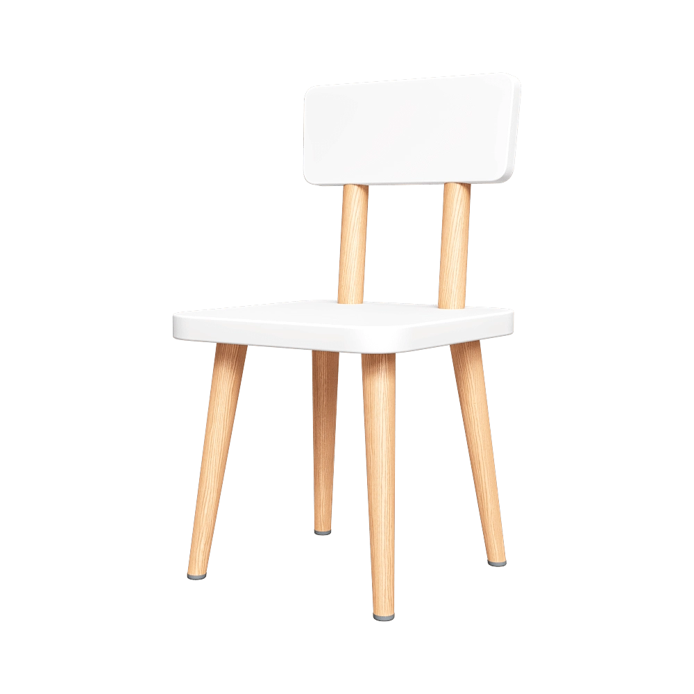 KKhome - Children's table chair and bench 3D Model