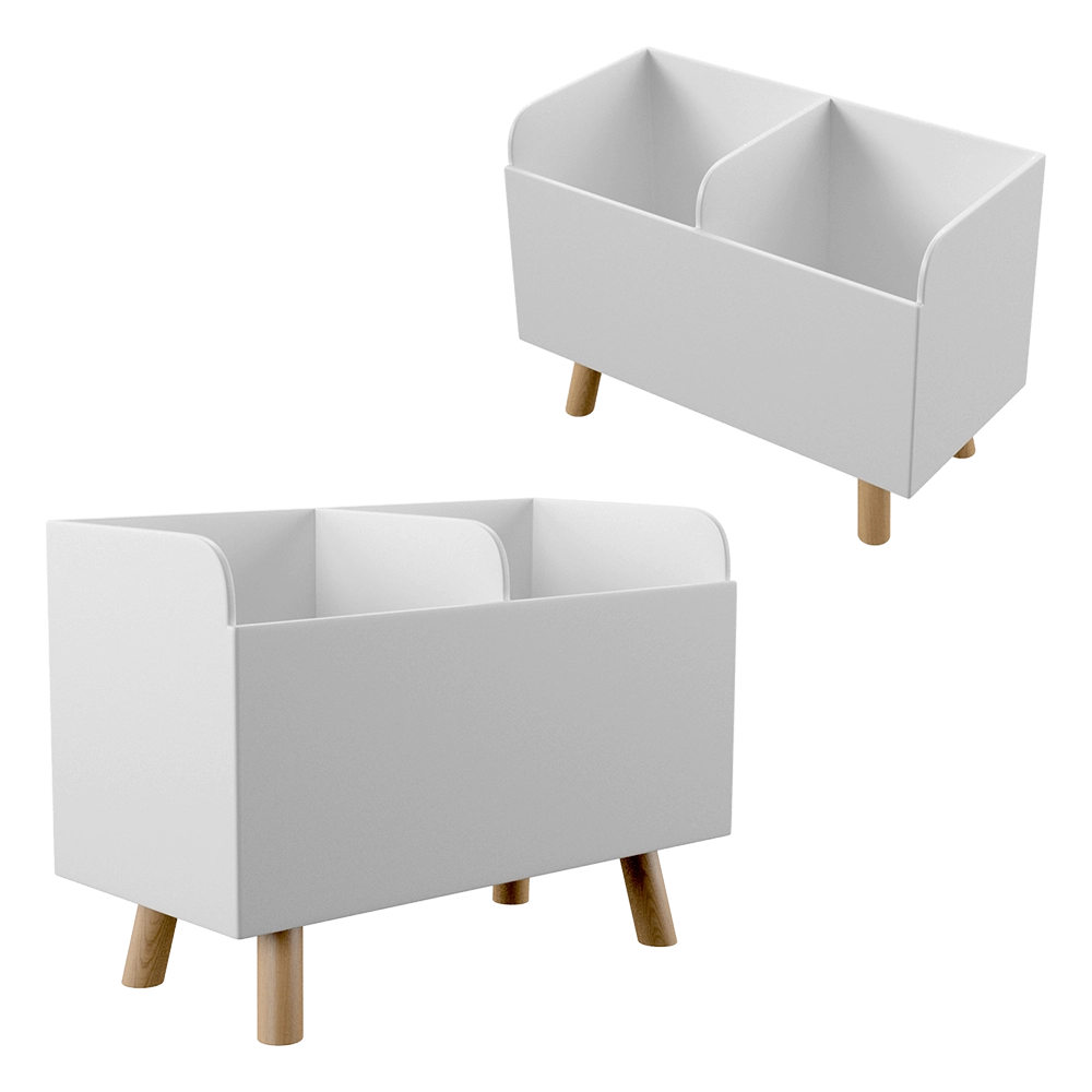 KKhome - Shelf with legs for books 3D Model