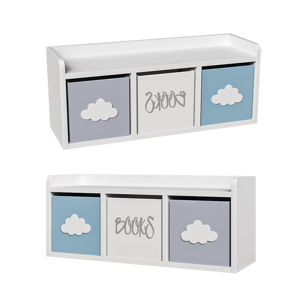 KKhome - Shelving-couch 3D Model